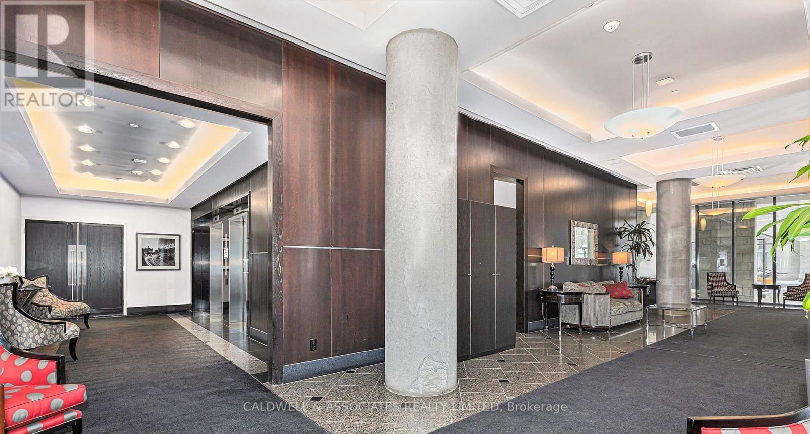 Lobby to elevators