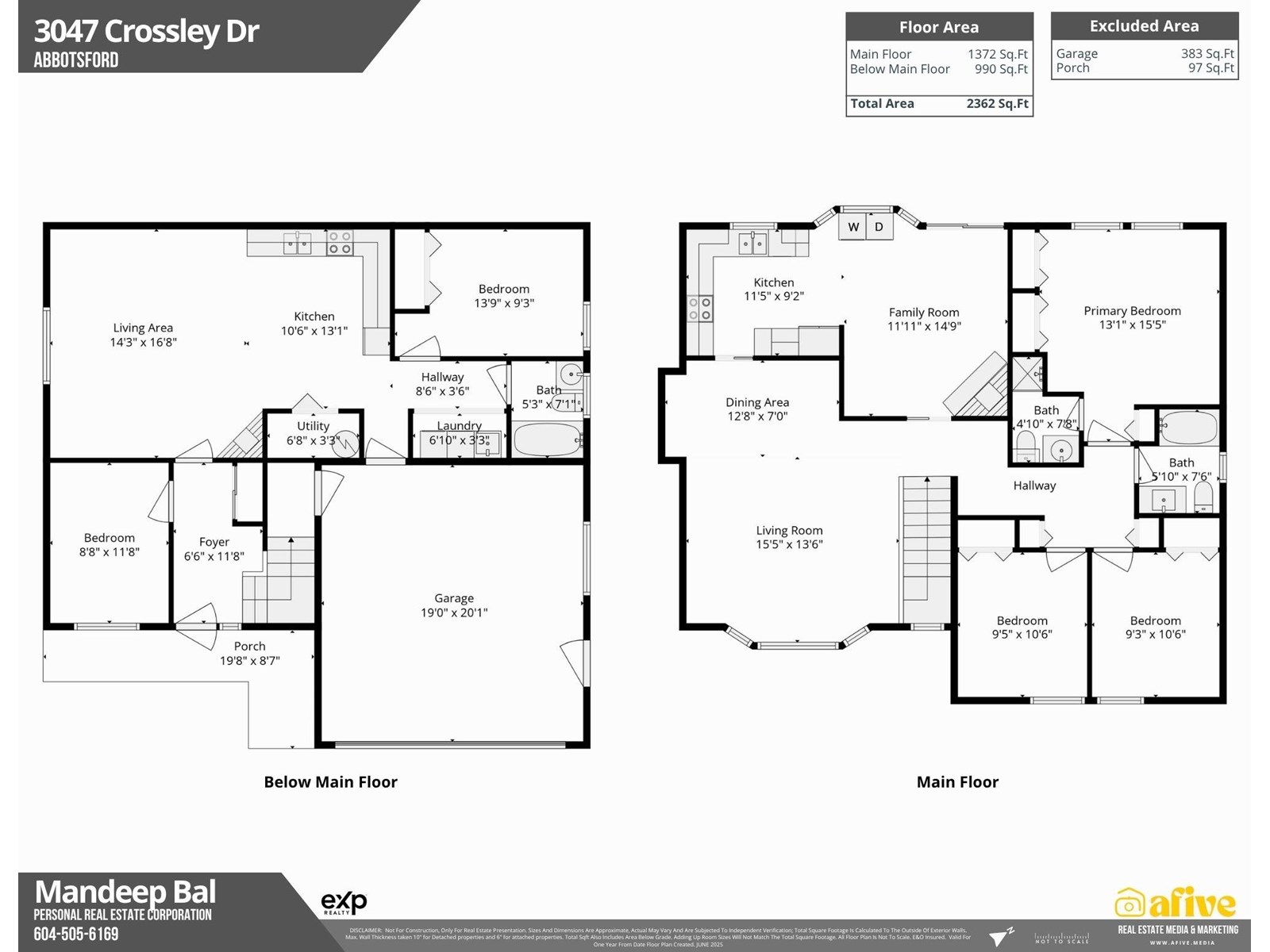 Photo 2 of 3047 Crossley Drive, Abbotsford BC