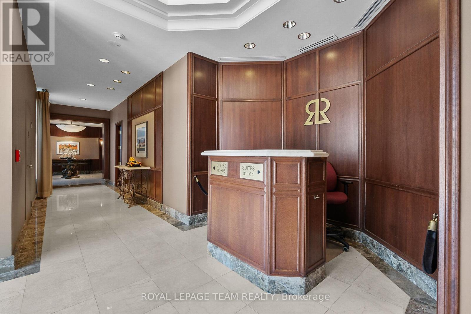 Front concierge area