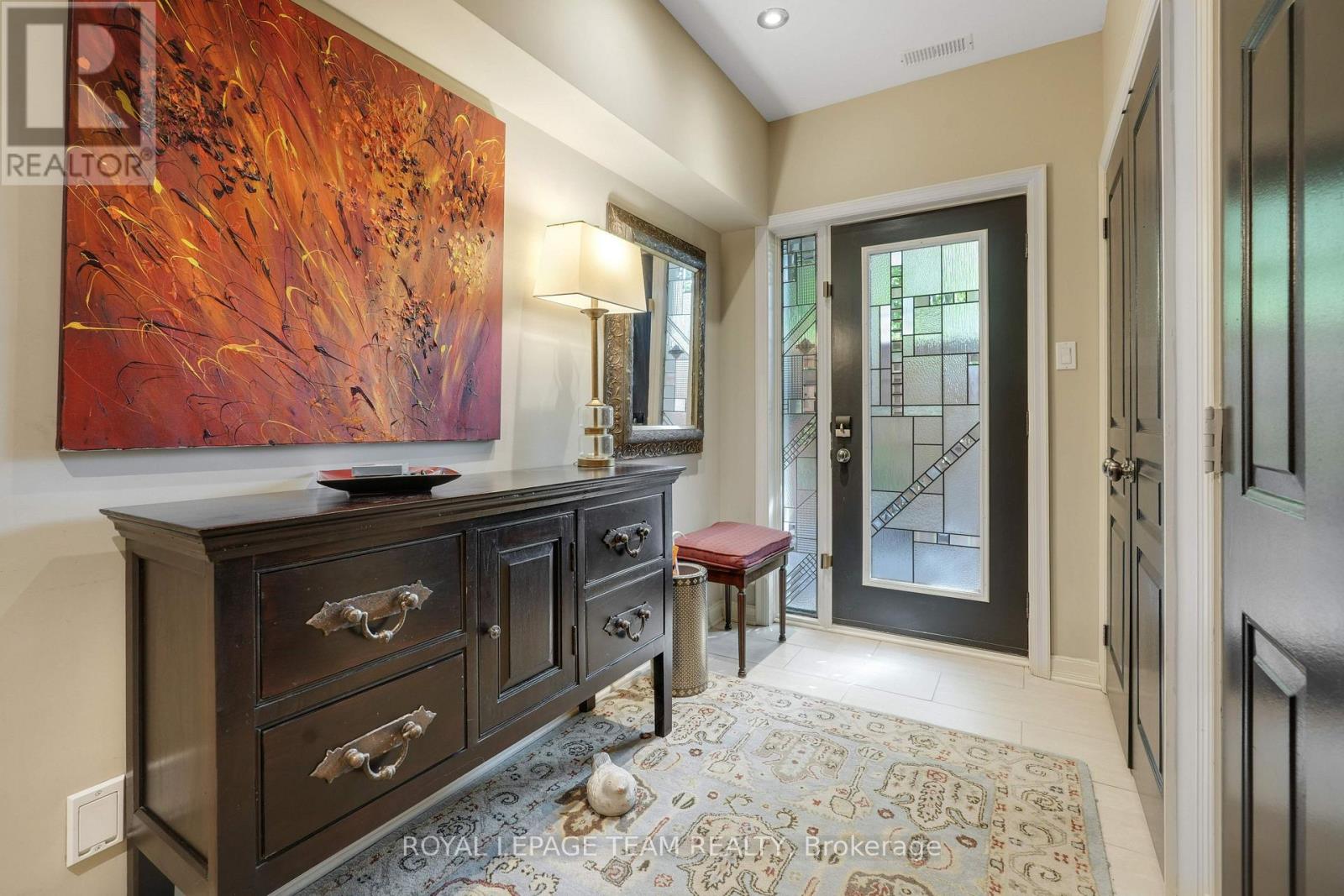 The front door takes you into a reception hall.