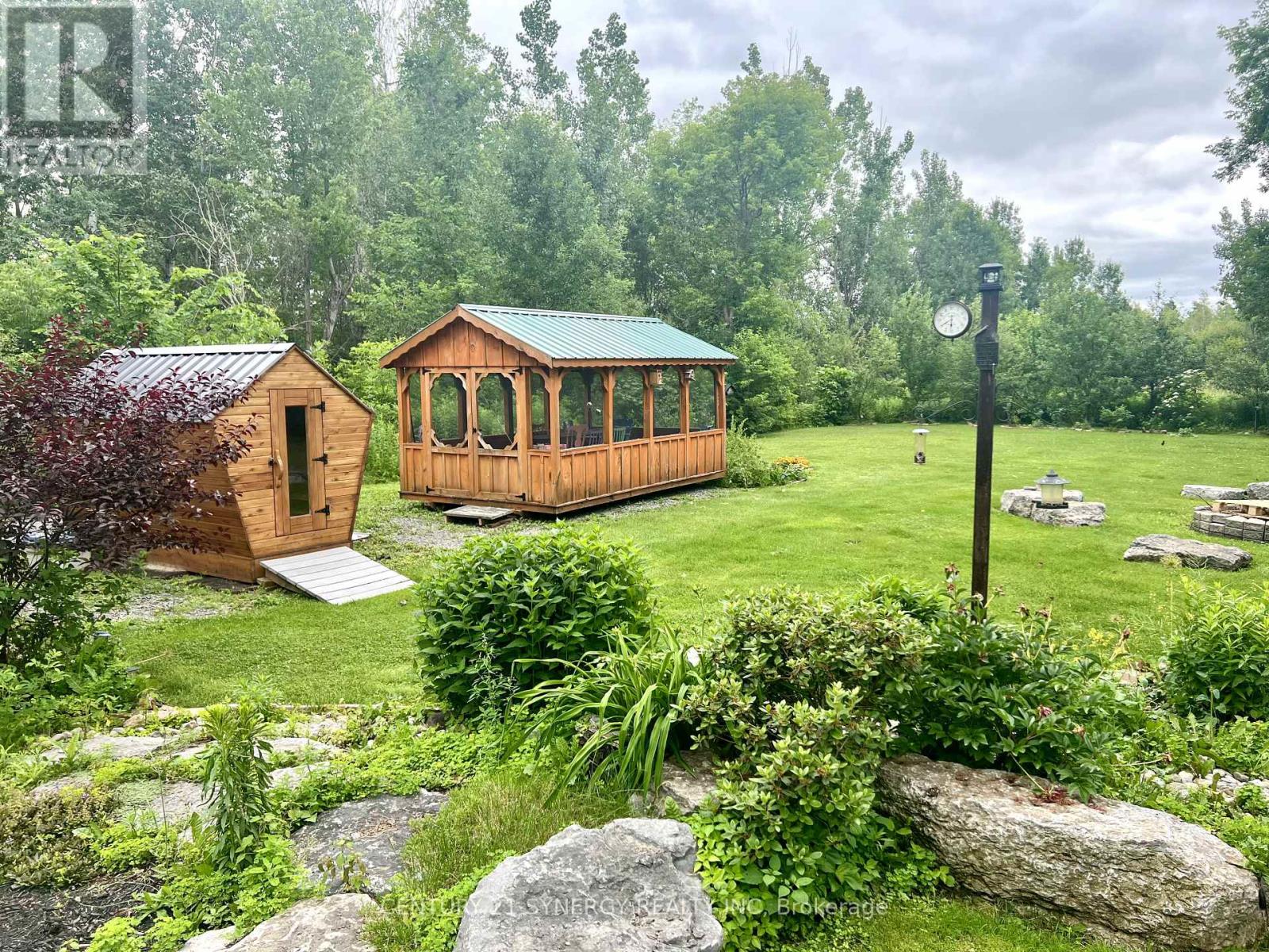 Sauna and Gazebo