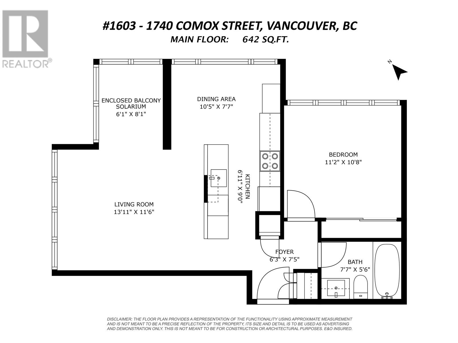 Photo 10 of 1603 1740 Comox Street, Vancouver BC