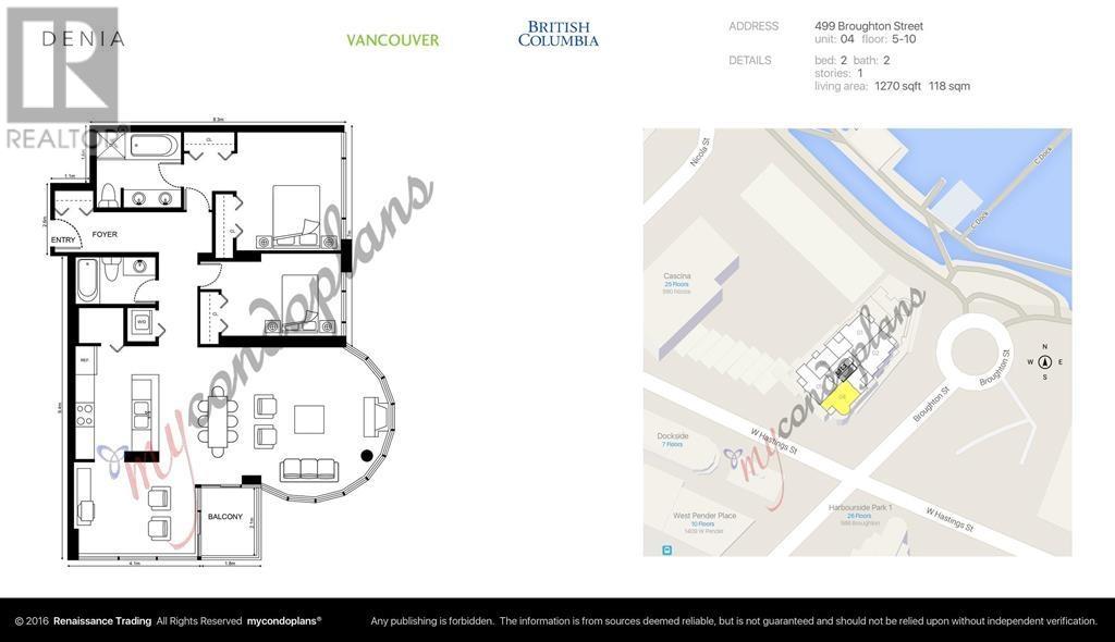Photo 10 of 704 499 Broughton Street, Vancouver BC