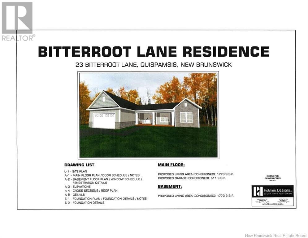 Photo 1 of 23 Bitterroot Lane, Quispamsis NB