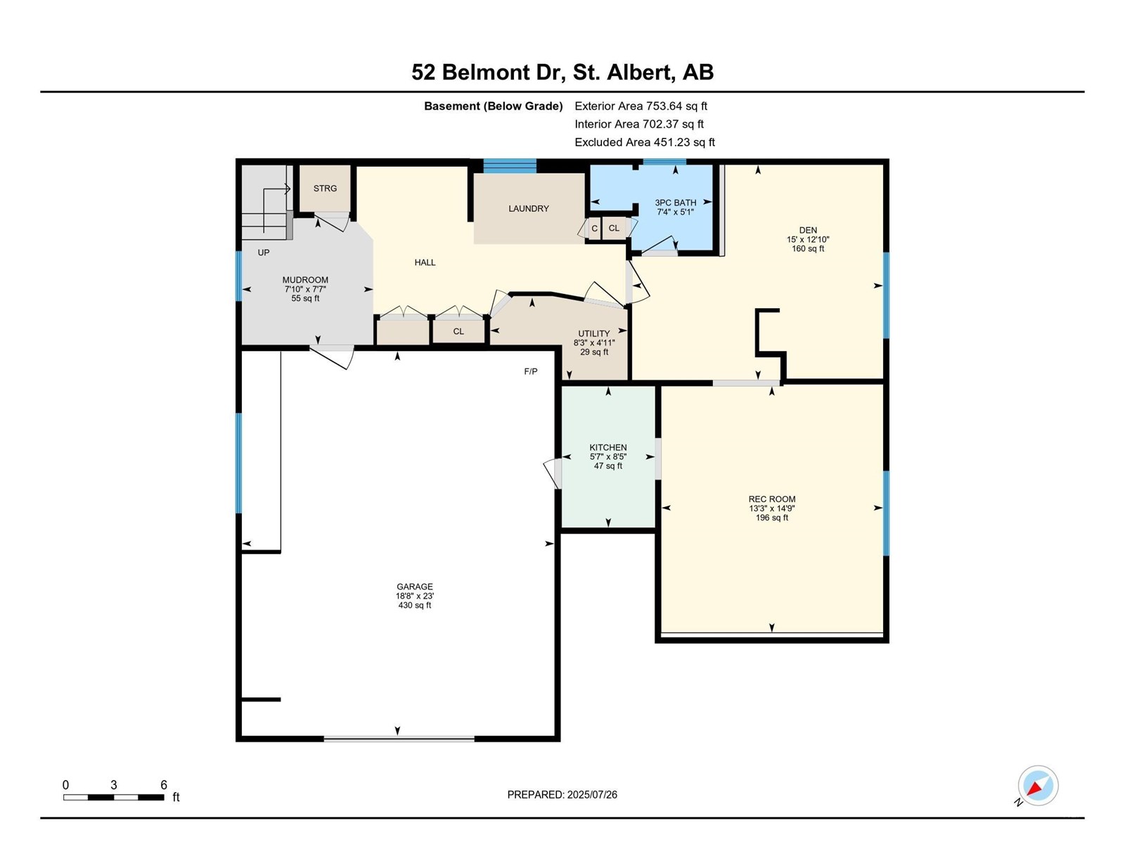 Single Family House Bungalow for Sale in  BELMONT DR St. Albert 