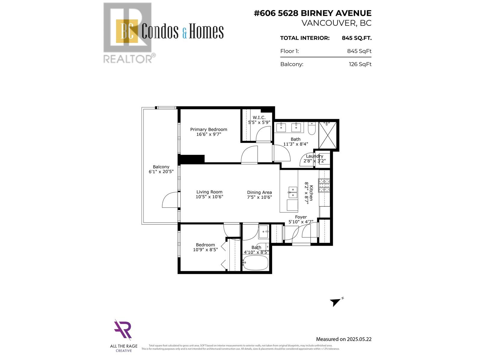Photo 9 of 606 5628 Birney Avenue, Vancouver BC