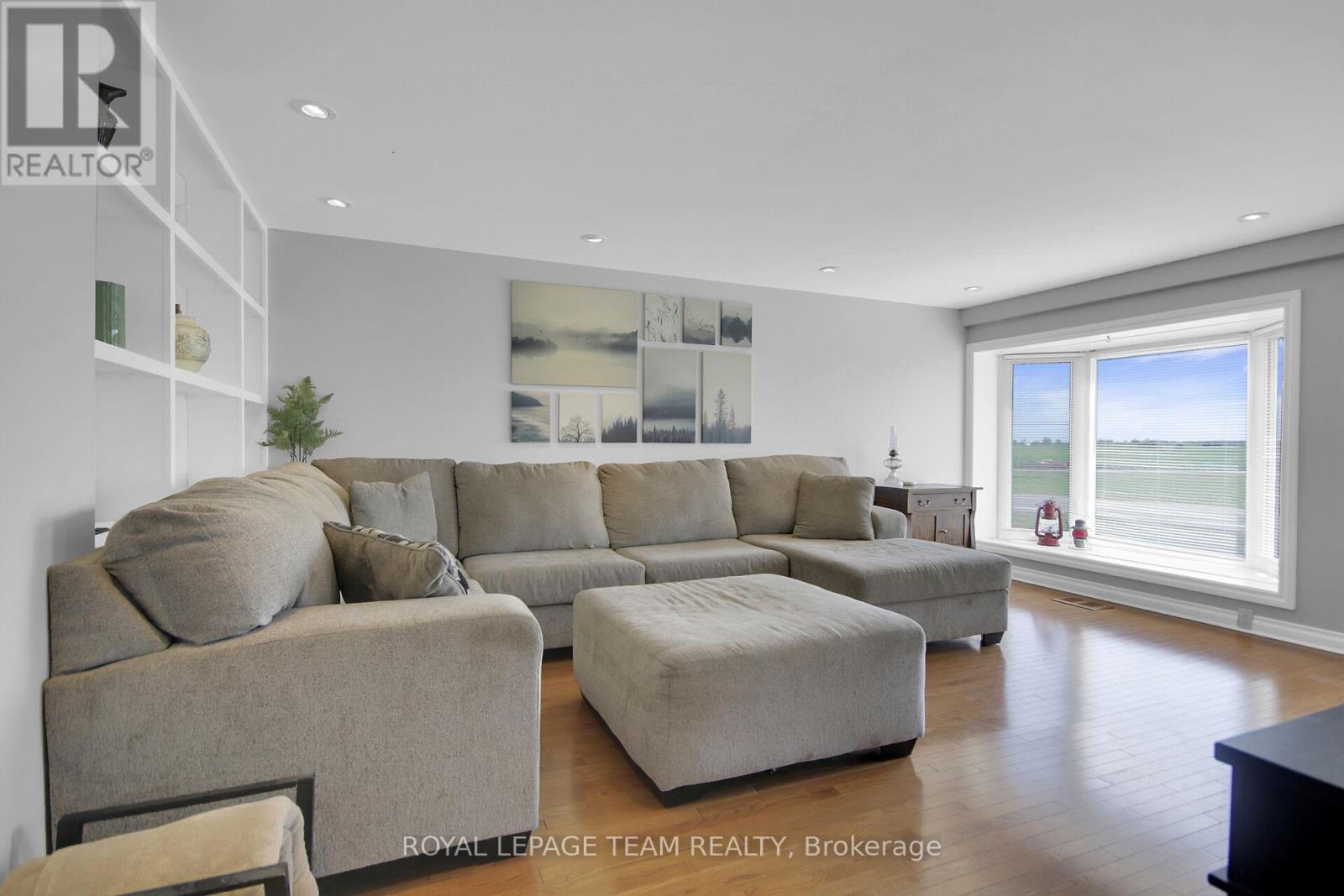 Living Room w/large bay window.