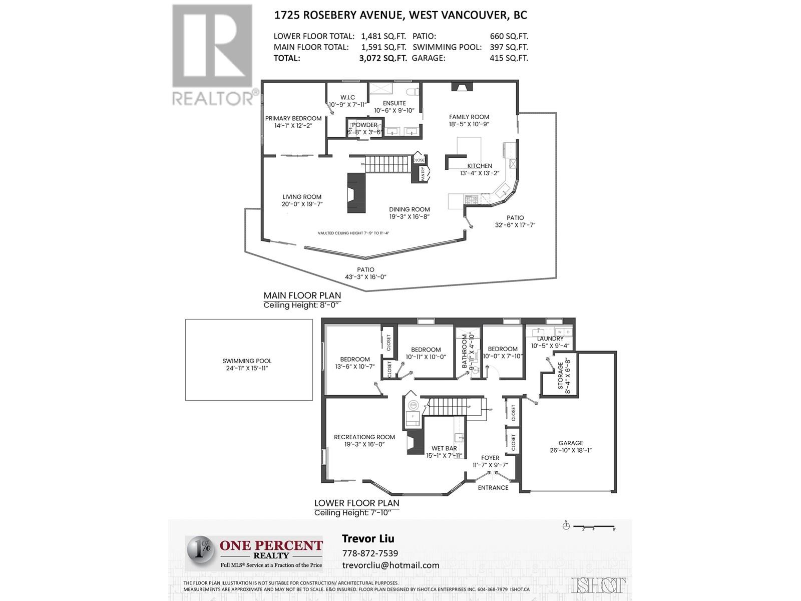 Photo 11 of 1725 Rosebery Avenue, West Vancouver BC