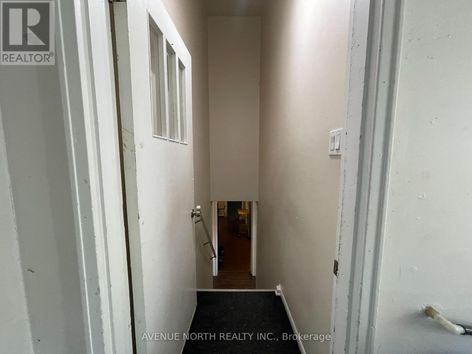 Entrance to basement apartment