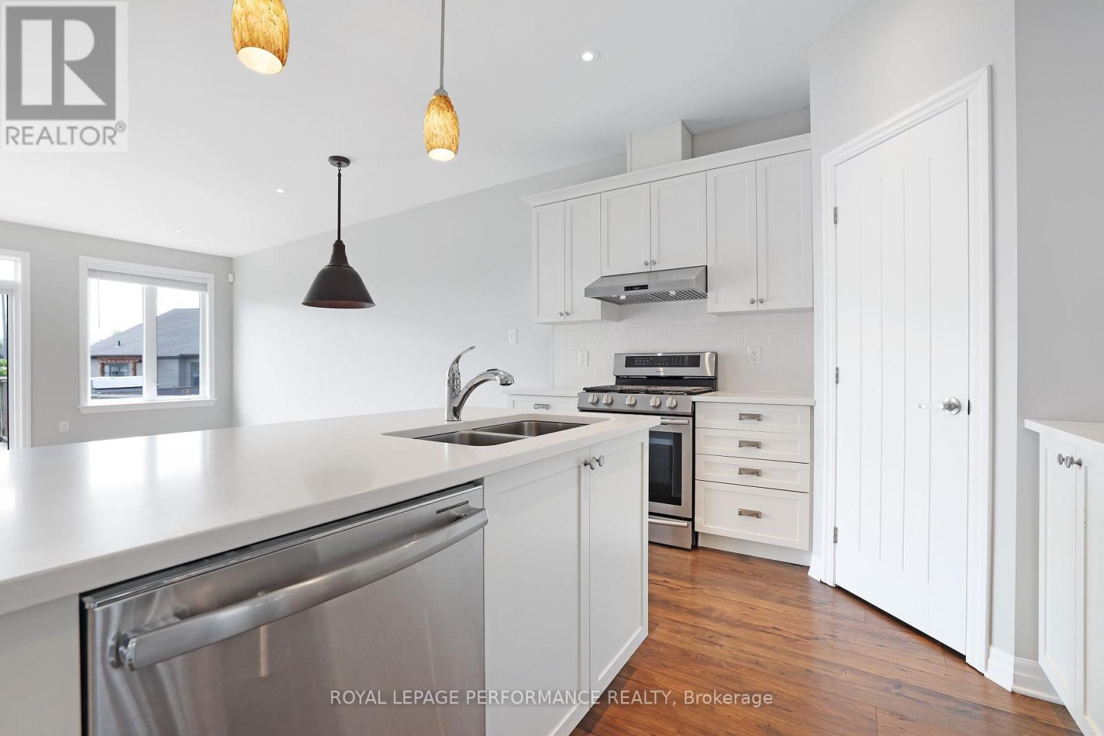 Walk-in pantry, quartz island