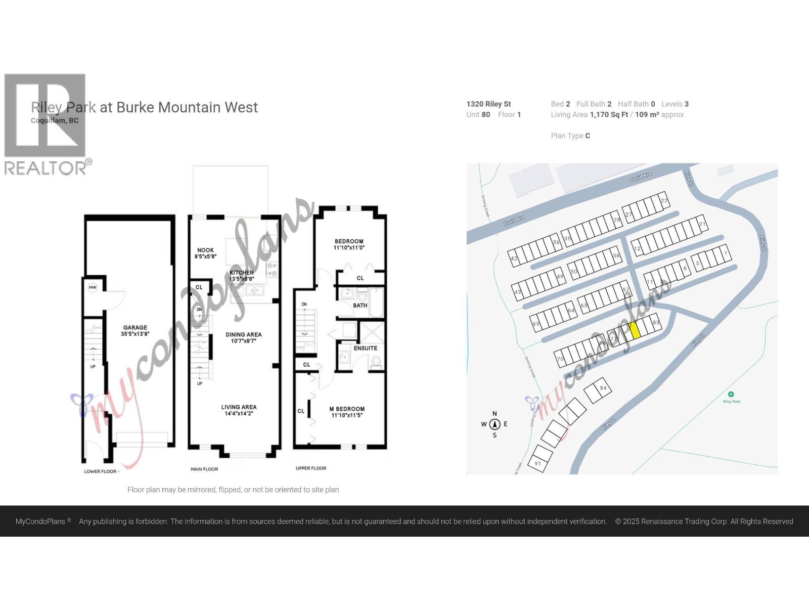 80 1320 RILEY STREET, Coquitlam