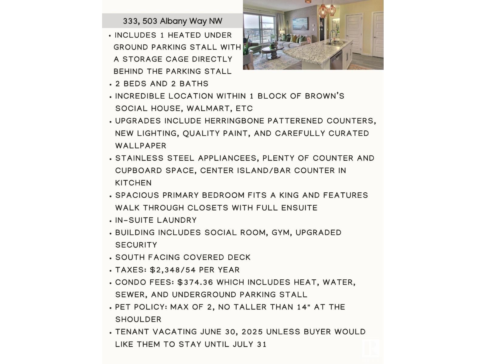 Photo 3 of 333 503 Albany Wy Nw, Edmonton AB