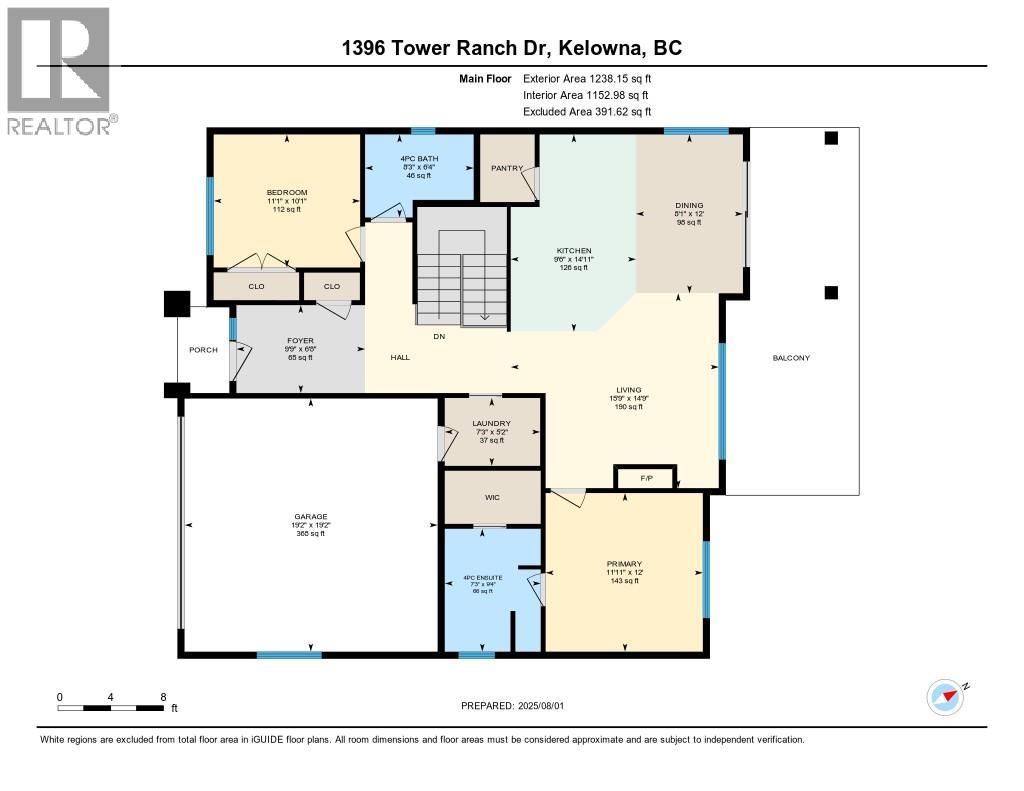  1396 Tower Ranch Drive, Kelowna