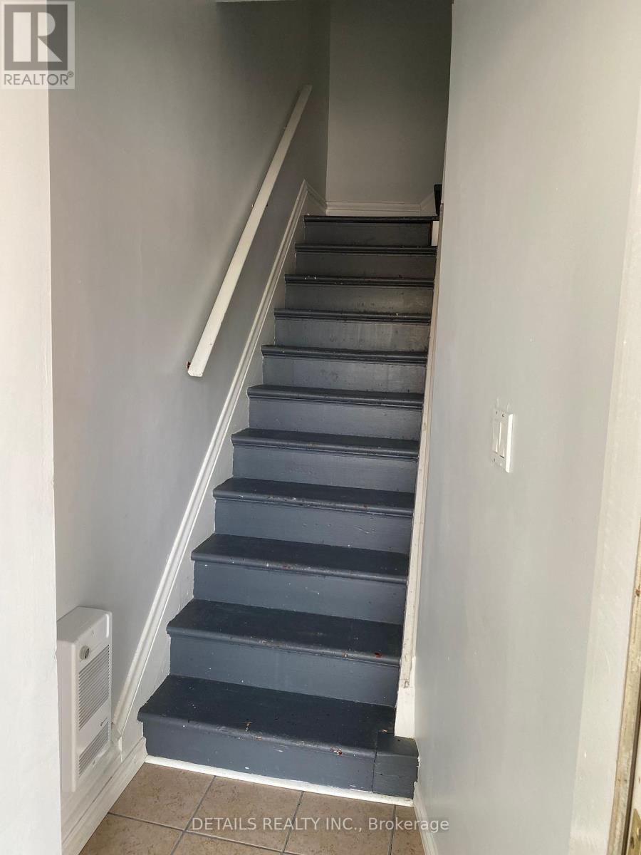 Interior stairs to apartment