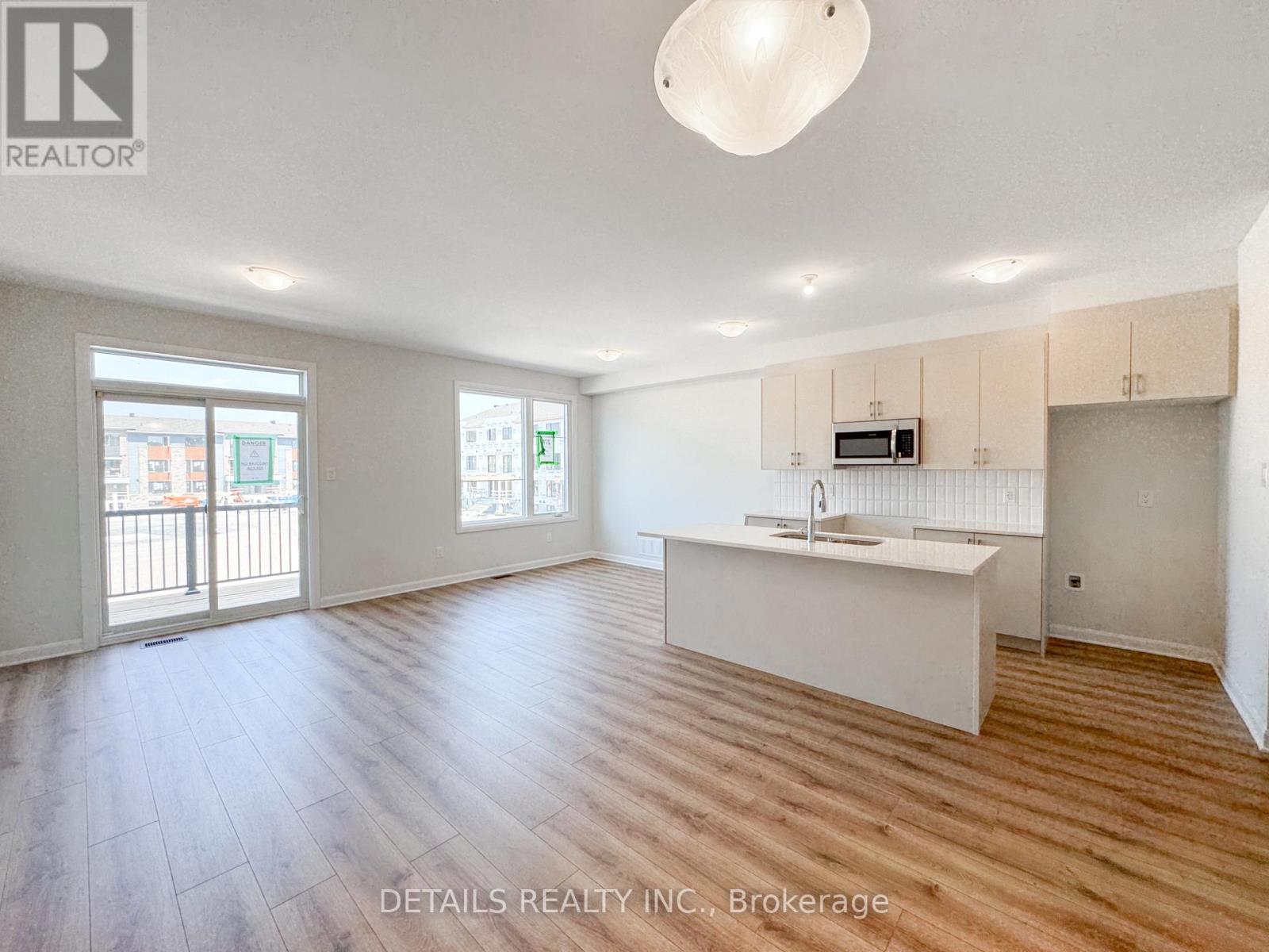 Kitchen and living room