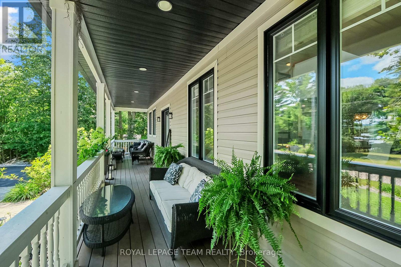 Front porch expands across entire front of home!