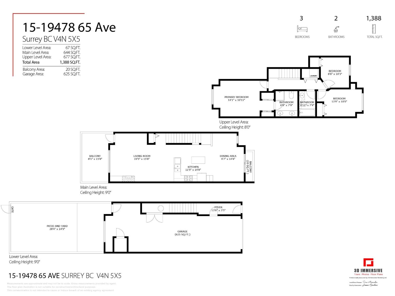 Photo 2 of 15 19478 65 Avenue, Surrey BC