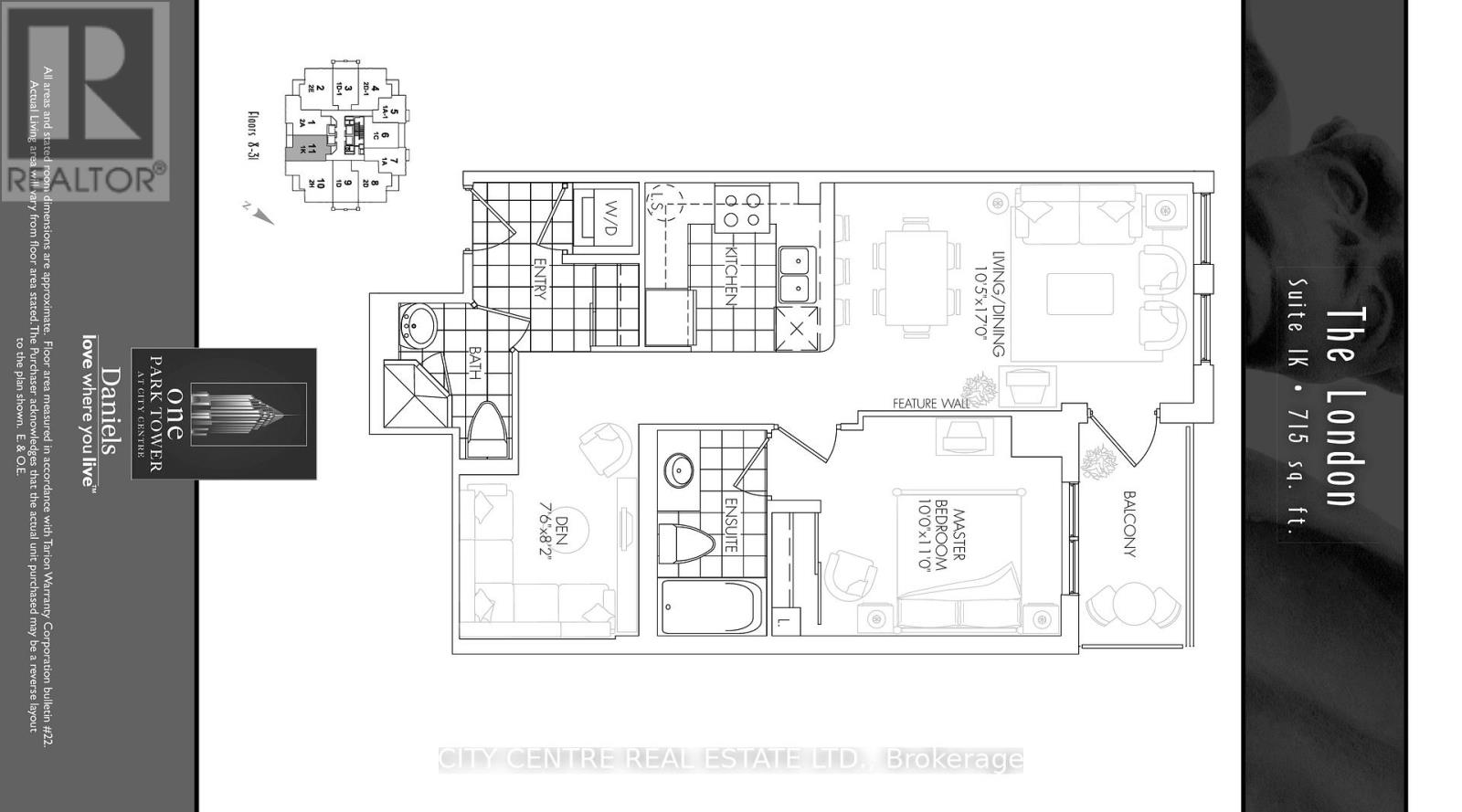 Photo 2 of 2311 388 Prince Of Wales Drive, Mississauga ON