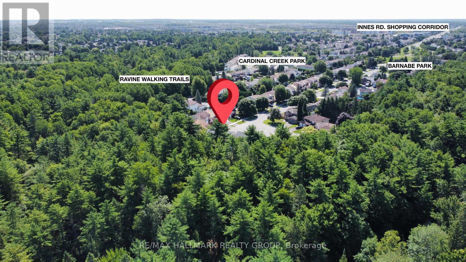AERIAL VIEW | walk to ravine trails, parks