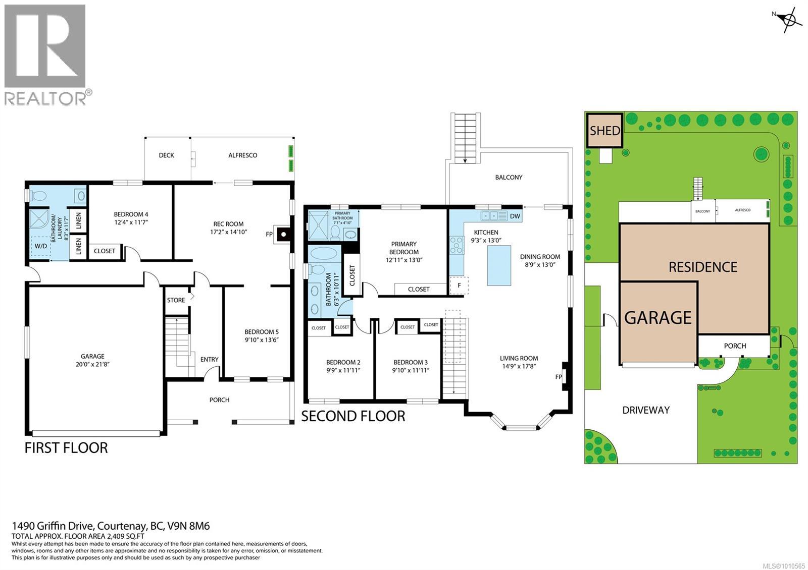 Photo 3 of 1490 Griffin Dr, Courtenay BC