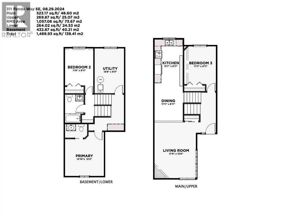 Single Family House 4 Level for Sale in  Fonda Way SE Forest Heights Calgary 