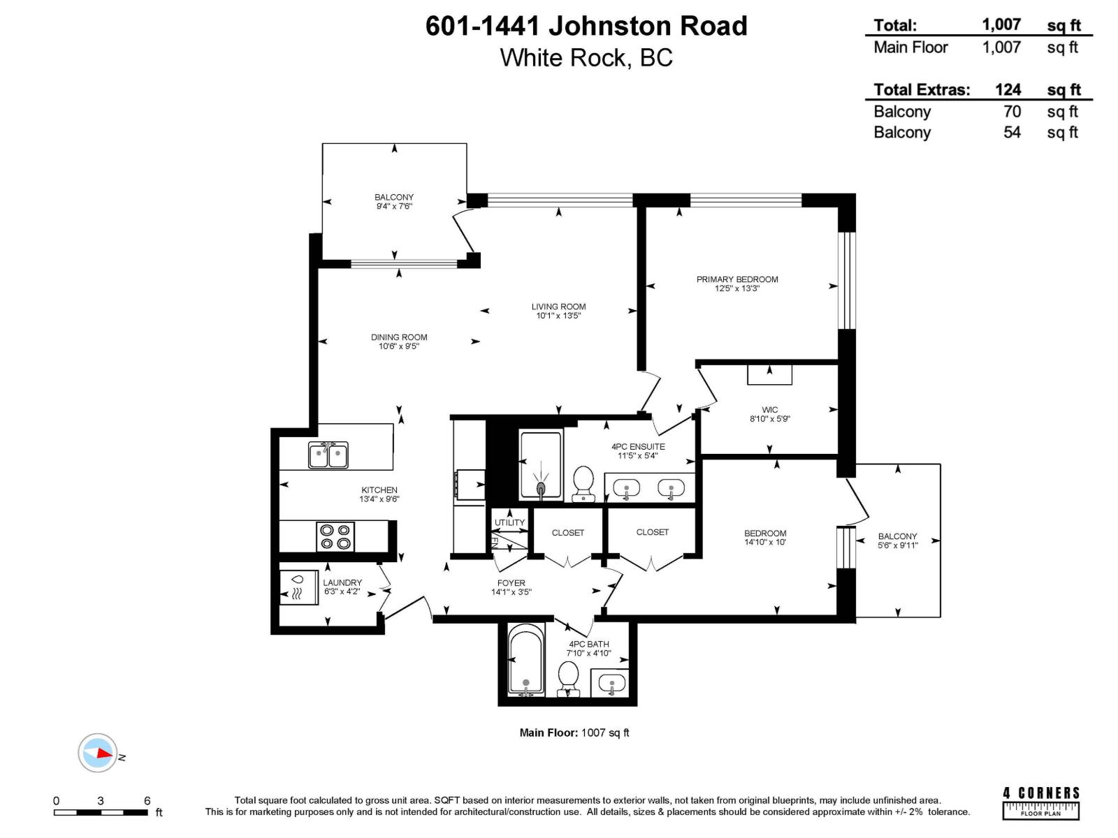 601 1441 JOHNSTON ROAD, White Rock