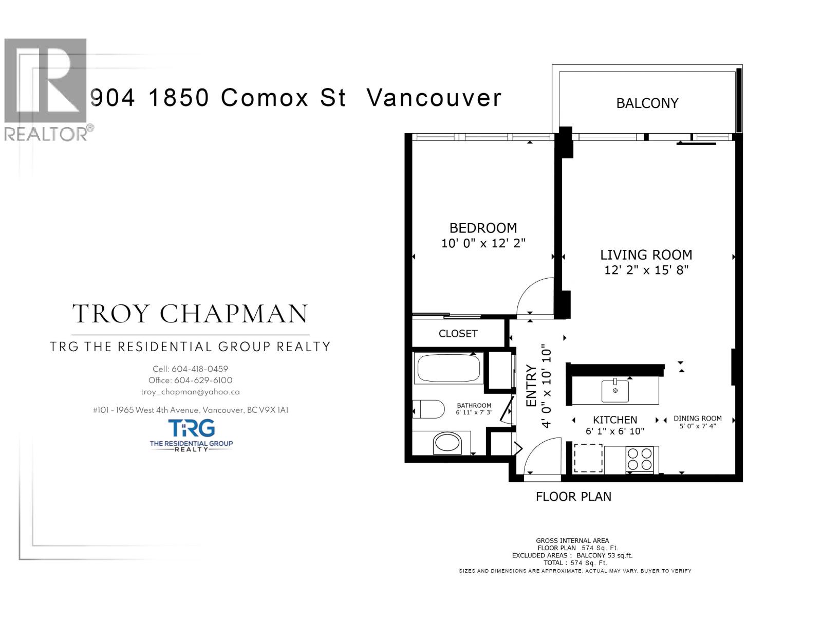 904 1850 COMOX STREET, Vancouver