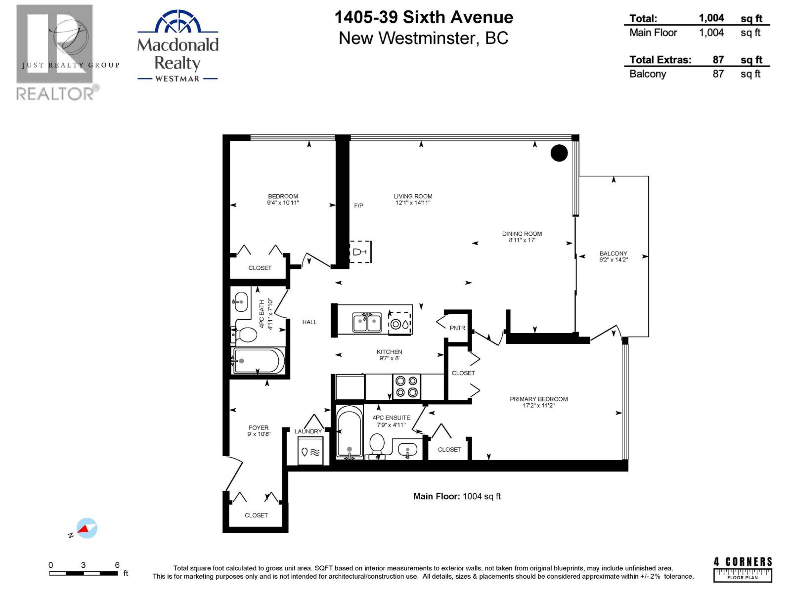 Photo 2 of 1405 39 Sixth Street, New Westminster BC