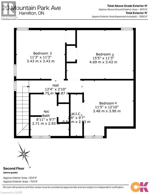 Photo 16 of 20 Mountain Park Avenue, Hamilton ON