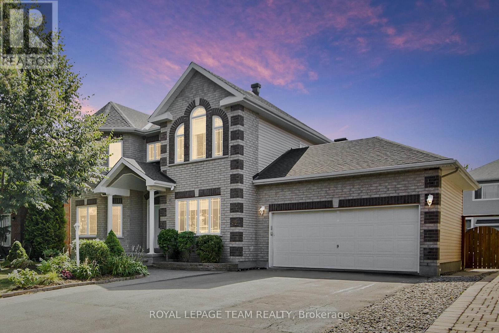 Dbl attached Garage w/inside entry.