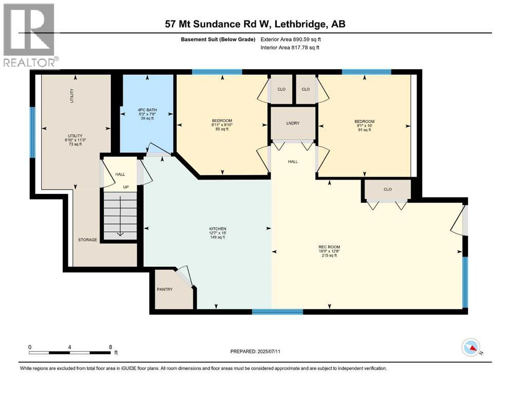 Single Family House Bi-level for Sale in  Mt Sundance Road W Sunridge Lethbridge 
