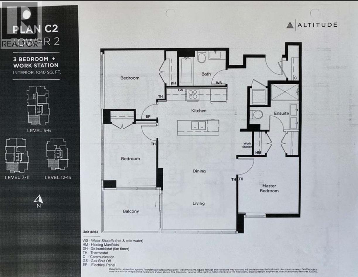 Photo 9 of 1003 9060 University Crescent, Burnaby BC
