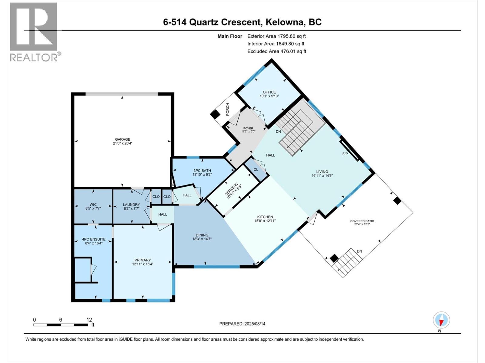 6 514 Quartz Crescent, Kelowna