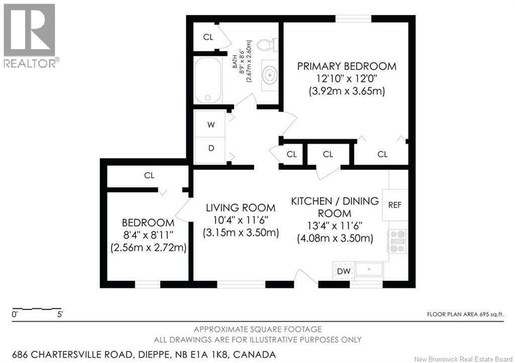 Photo 4 of 686 688 Chartersville Road, Dieppe NB