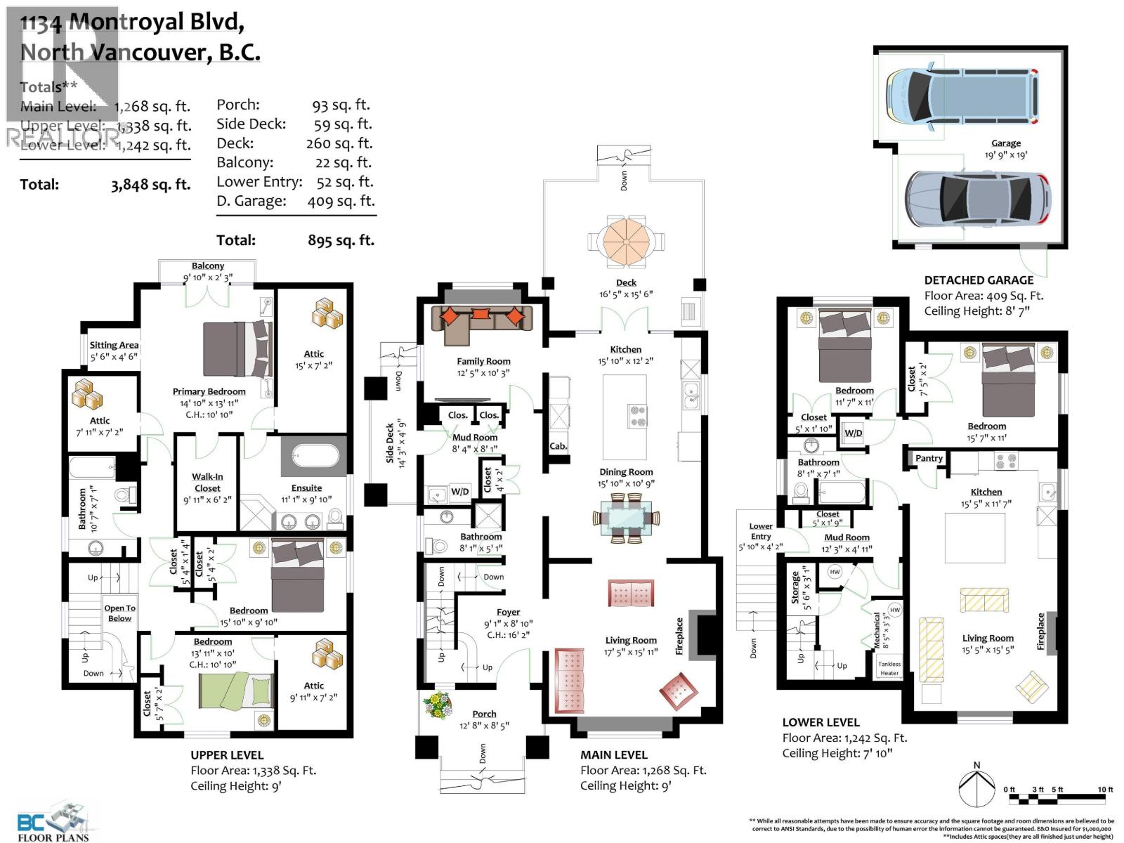 Photo 3 of 1134 Montroyal Boulevard, North Vancouver BC