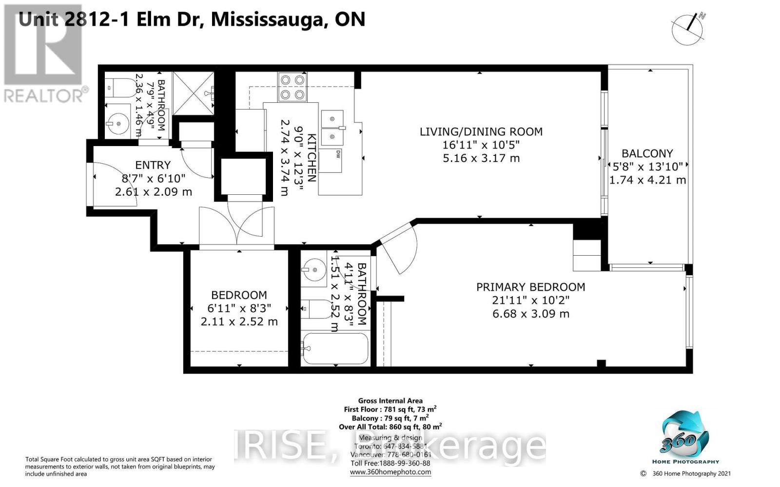 Photo 3 of 2812 1 Elm Drive W, Mississauga ON