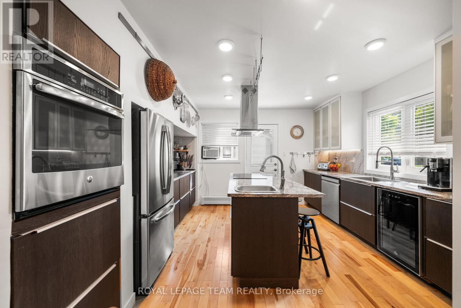 Updated kitchen with granite