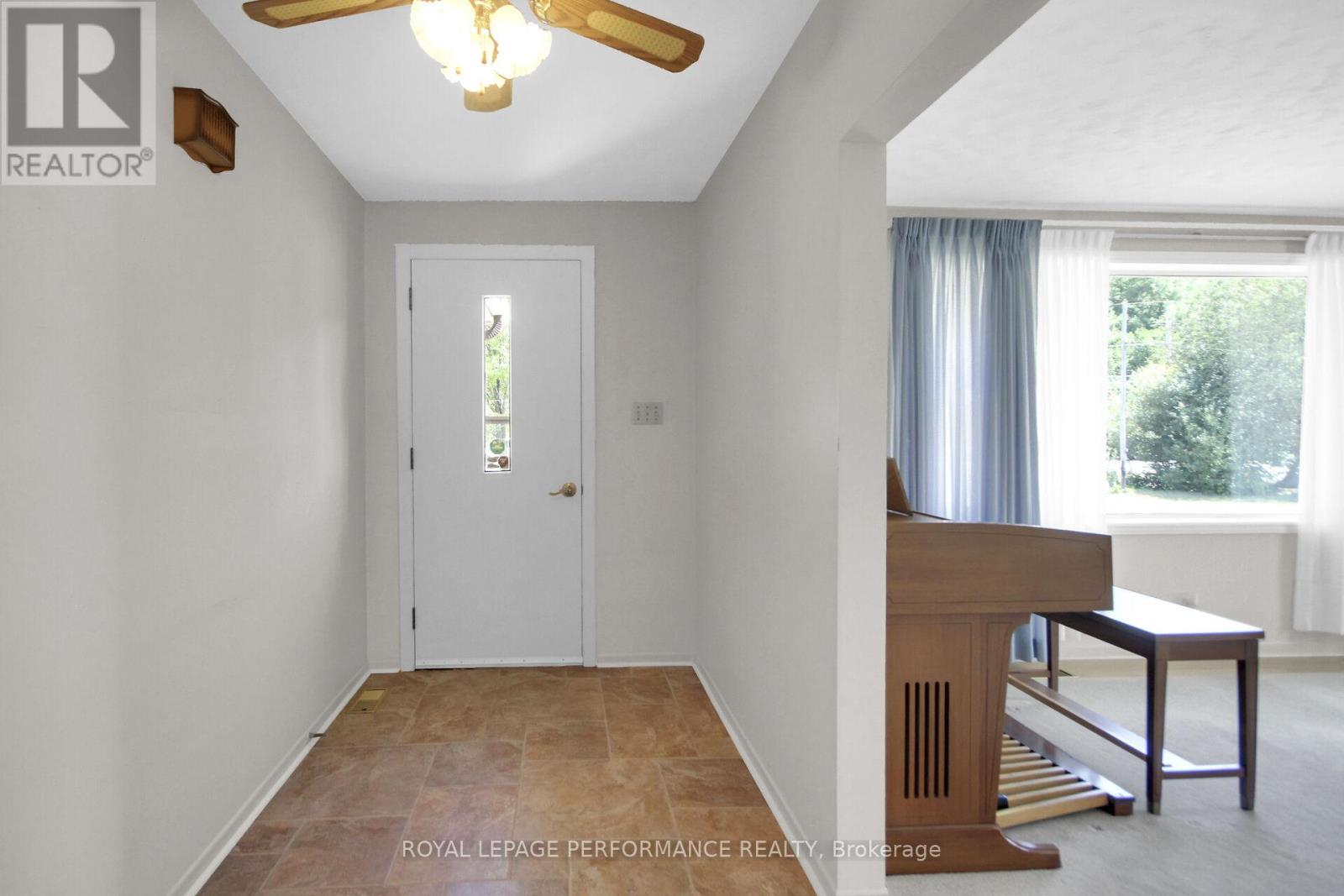 Spacious main entrance.