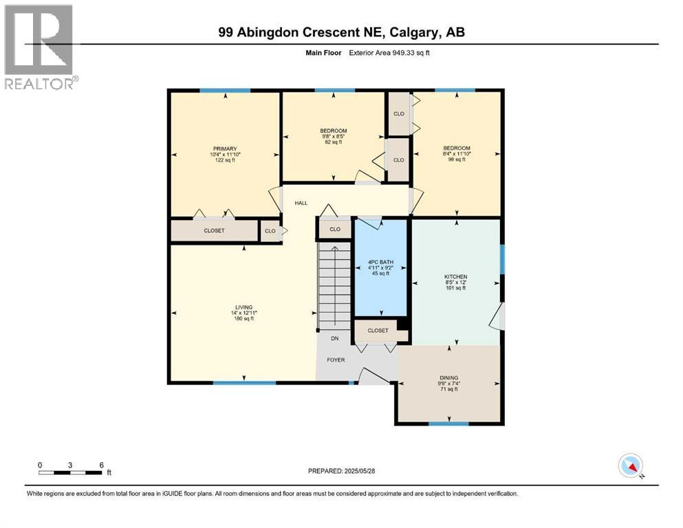 Single Family House Bungalow for Sale in  Abingdon Crescent NE Abbeydale Calgary 