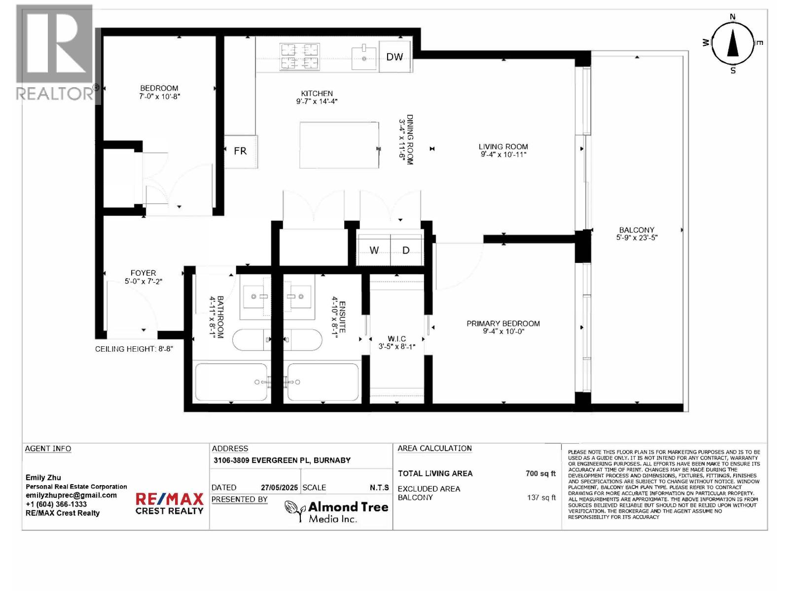 Photo 1 of 3106 3809 Evergreen Place, Burnaby BC