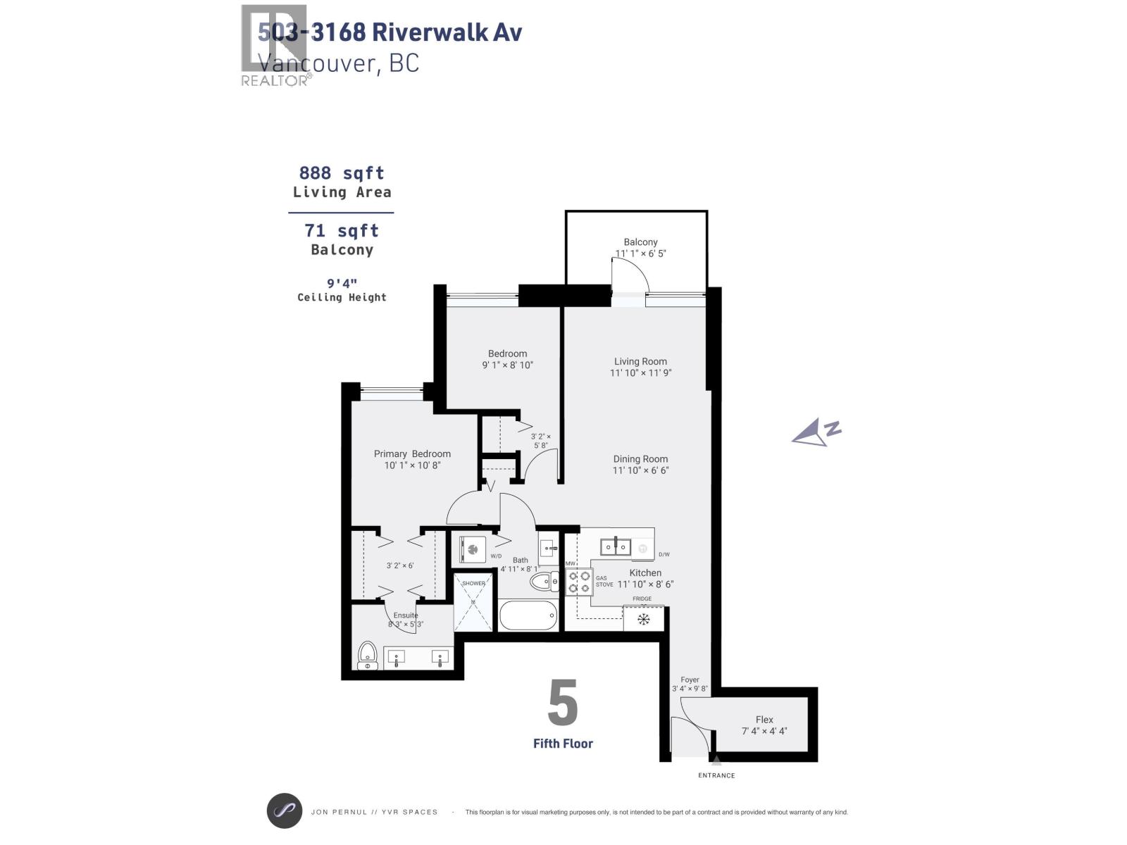 Photo 14 of 503 3168 Riverwalk Avenue, Vancouver BC