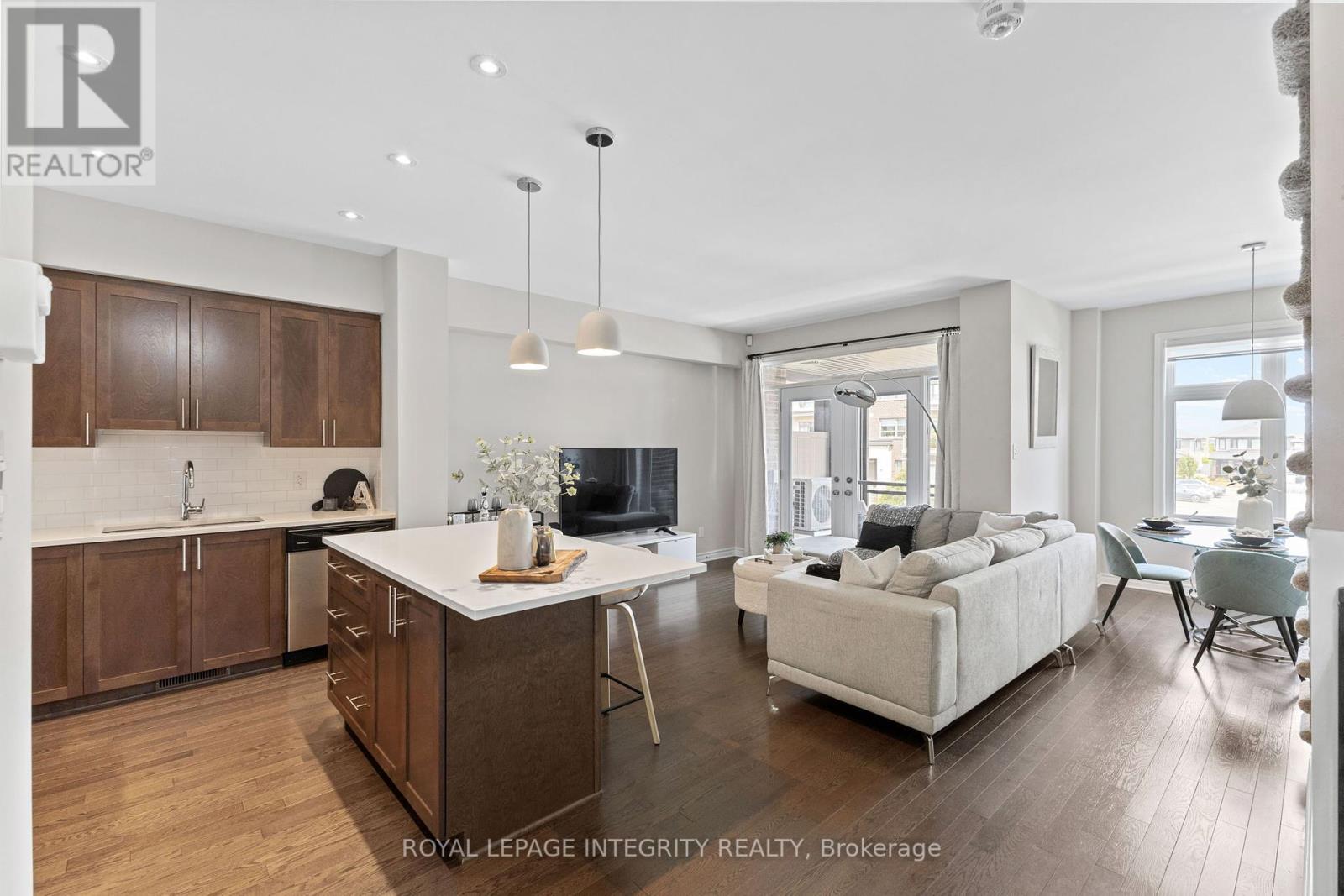 Open concept living space