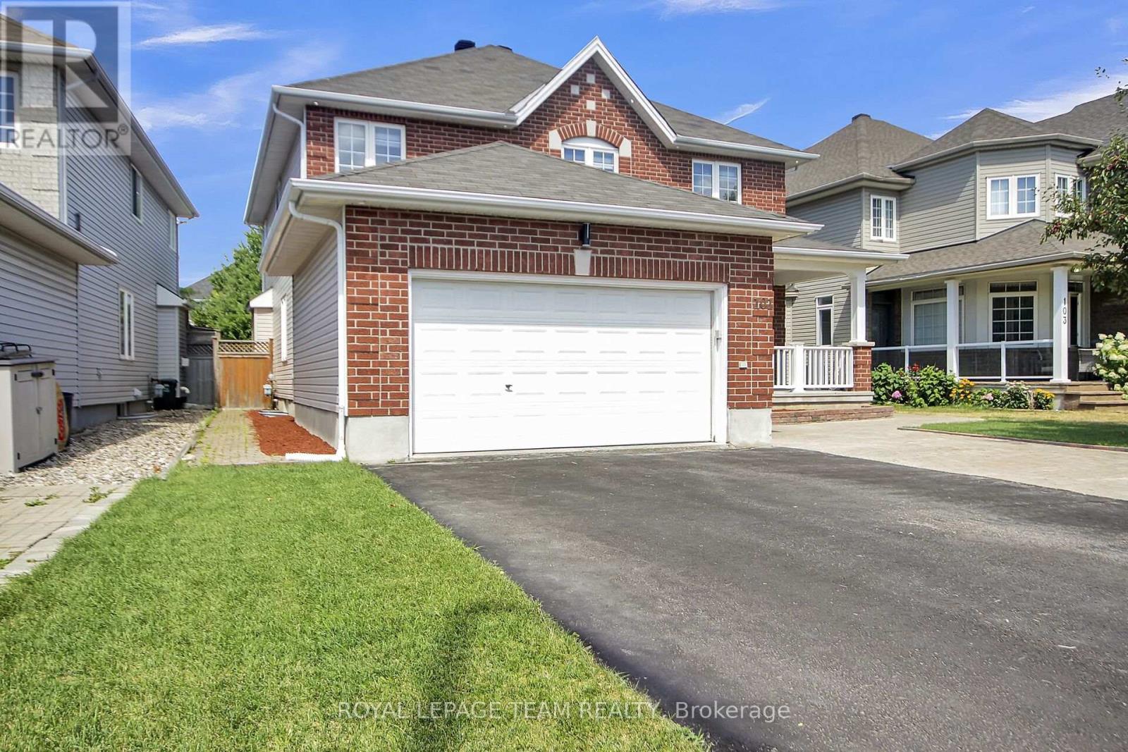 2 Car garage with Smart Garage Door Opener