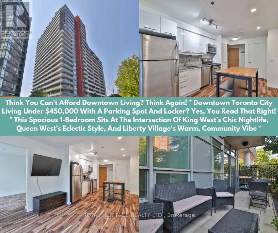 Photo 1 of 104 38 Joe Shuster Way, Toronto ON