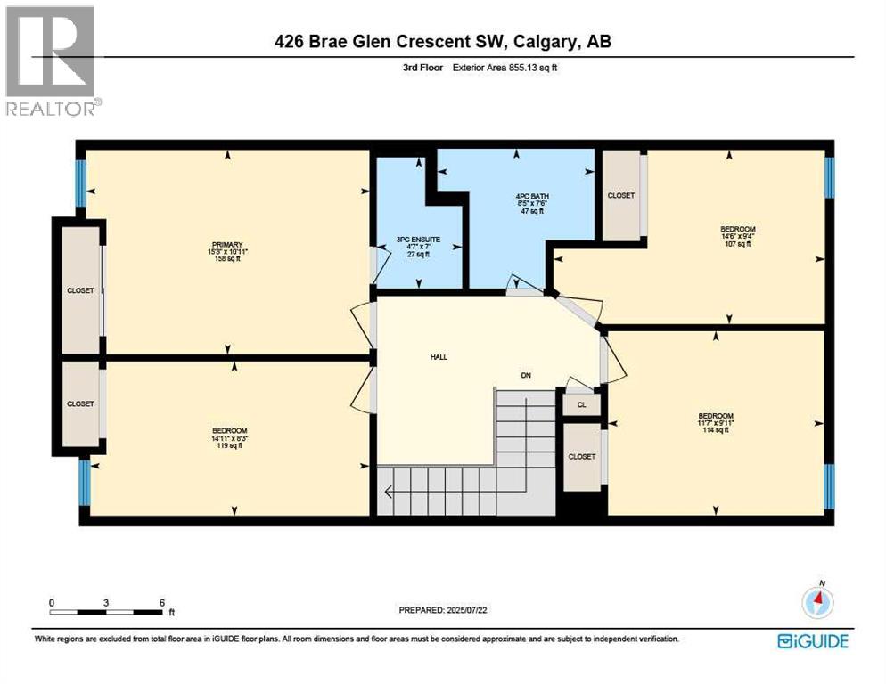 Single Family House 4 Level for Sale in  Brae Glen Crescent SW Braeside Calgary 