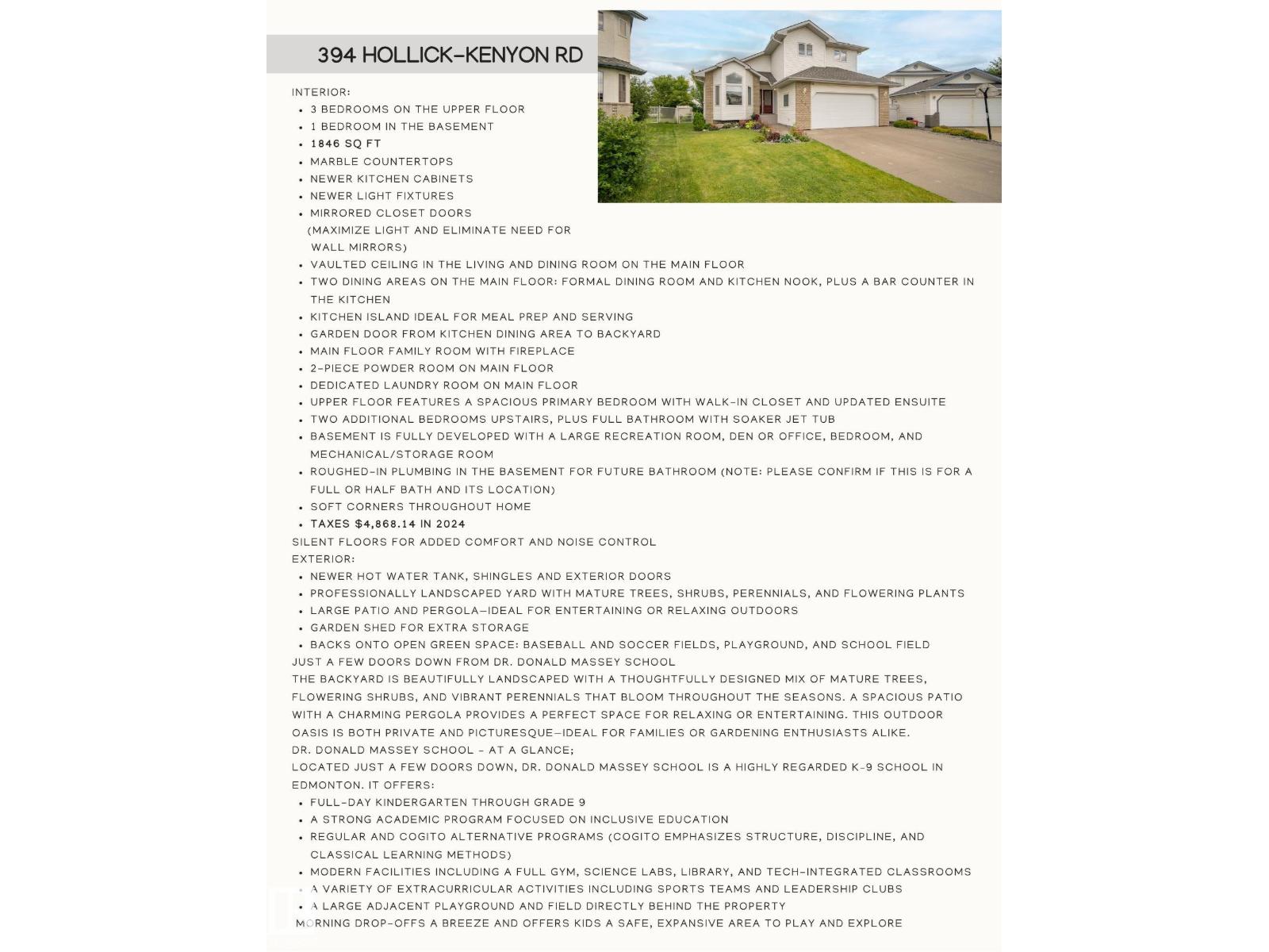 Photo 3 of 394 Hollick Kenyon Rd Nw, Edmonton AB