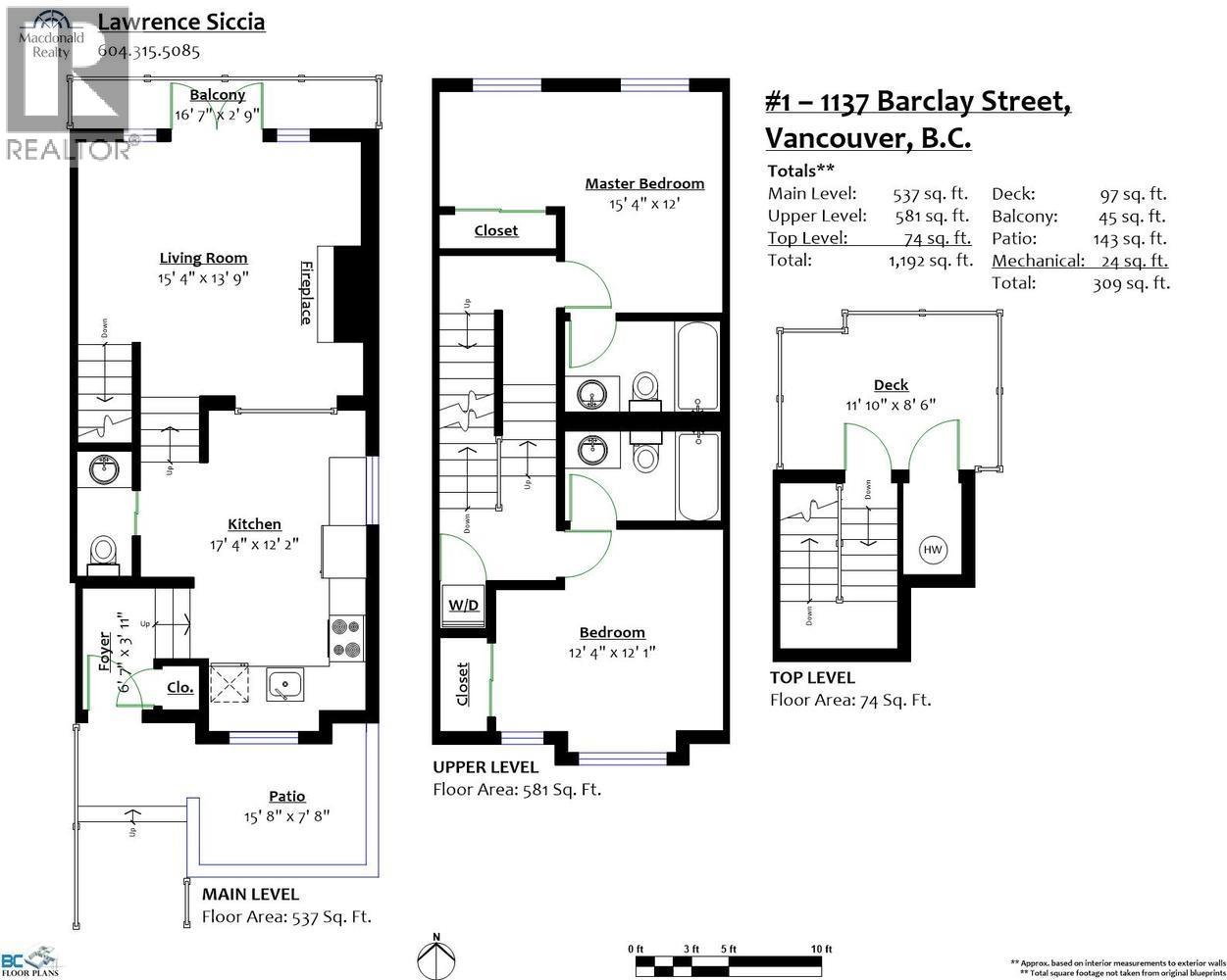 Photo 18 of 1 1137 Barclay Street, Vancouver BC