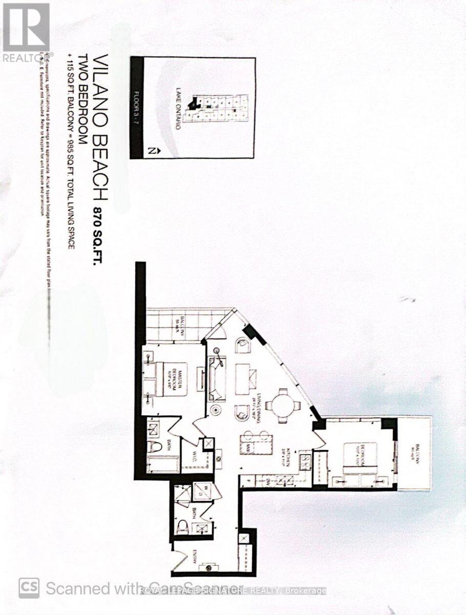 Photo 38 of 704 59 Annie Craig Drive, Toronto ON