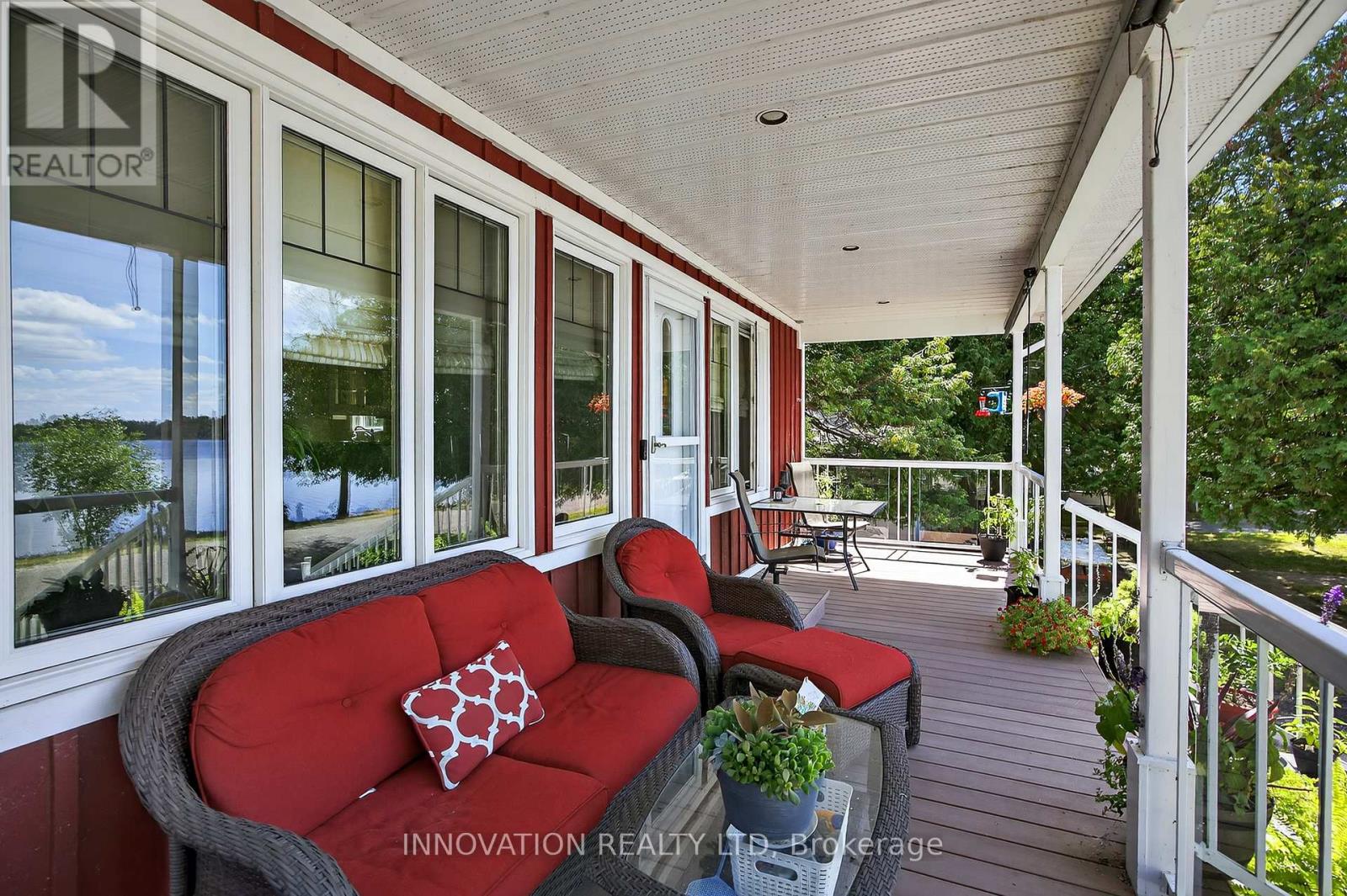 Covered front porch