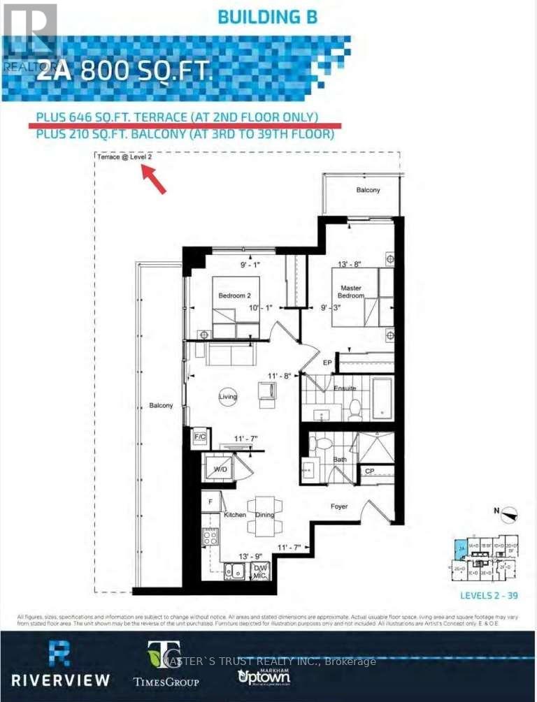 Photo 8 of 209 18 Water Walk Drive, Markham ON